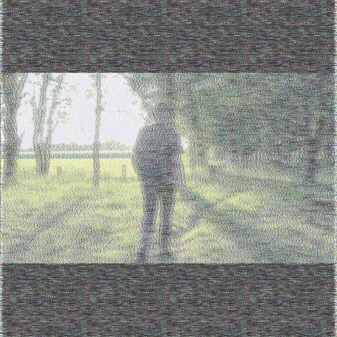 VHS vintage video filter preview applied to a photo on iPhone