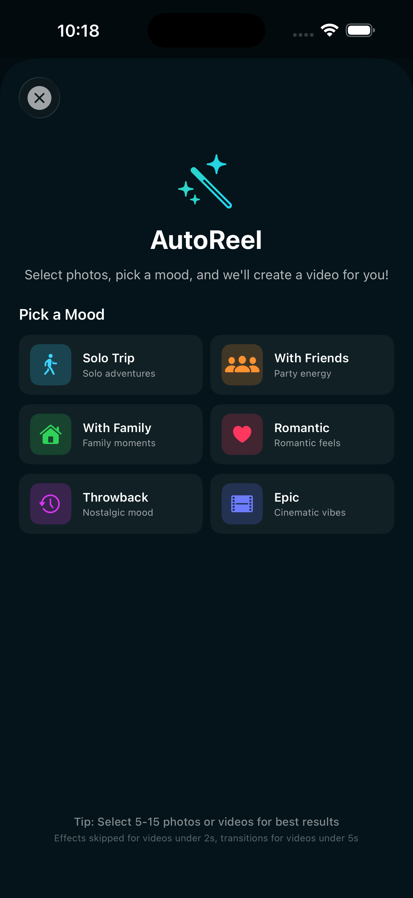 Making a travel video on iPhone with EditorPro